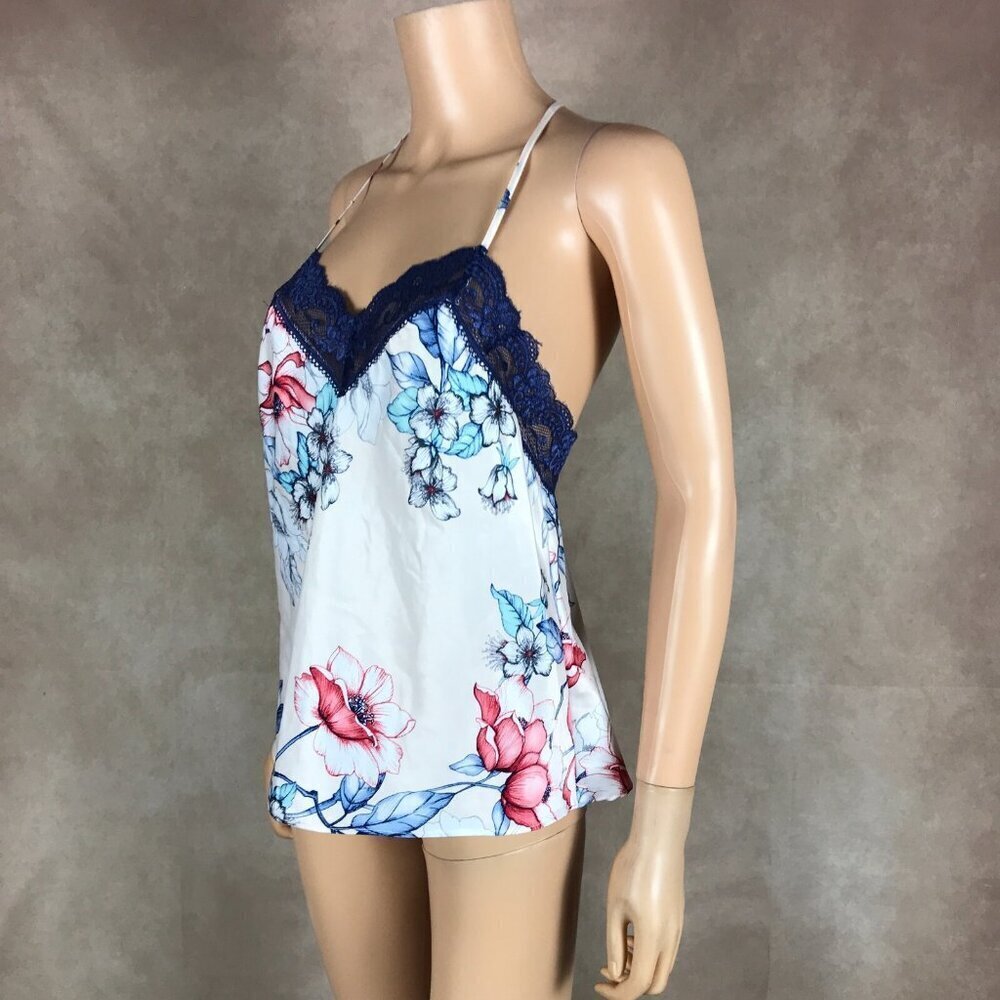 Satin Floral Sleep Cami NWT Medium